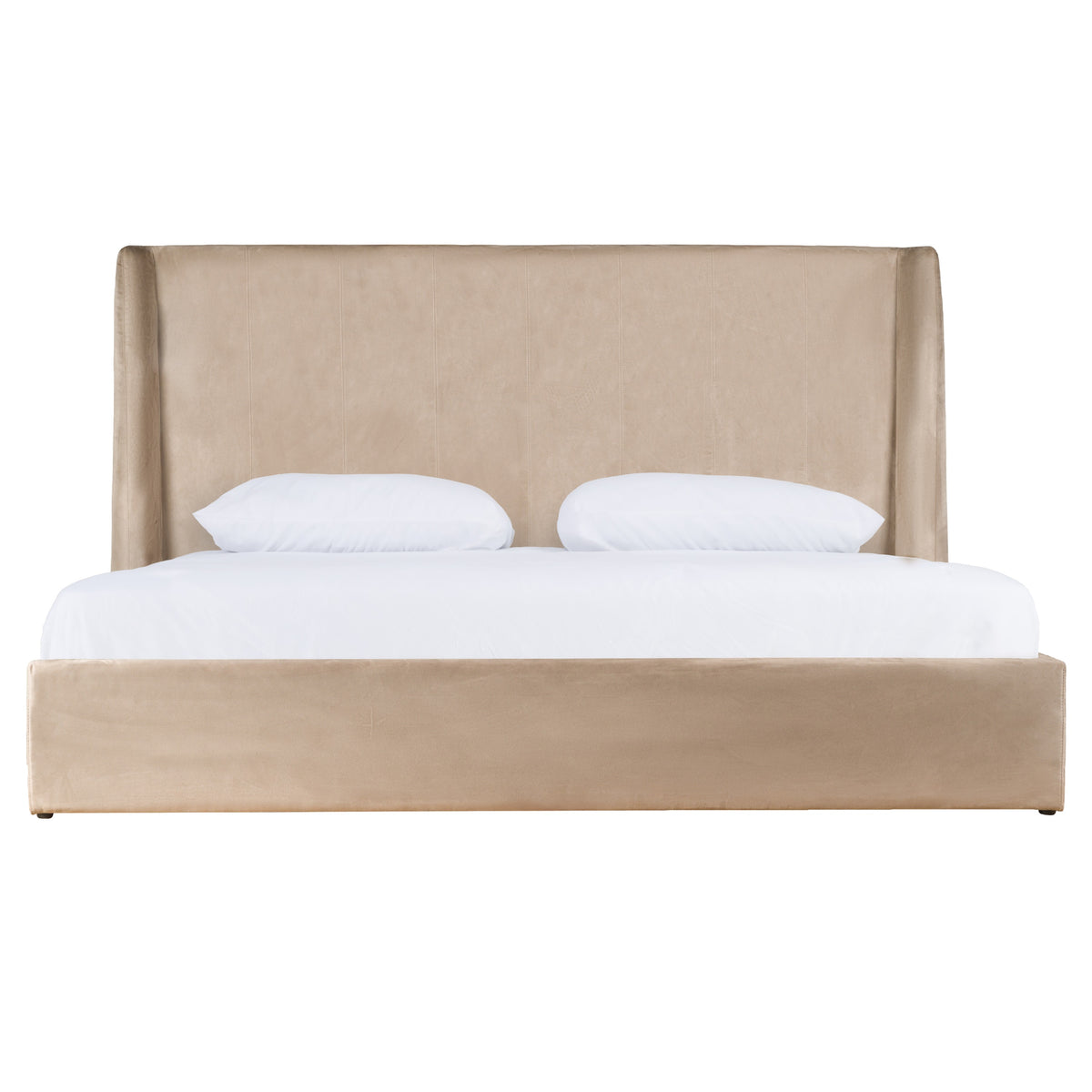 Roma - Modern Taupe Microfiber Upholstered Bed by VIG Furniture - View 1