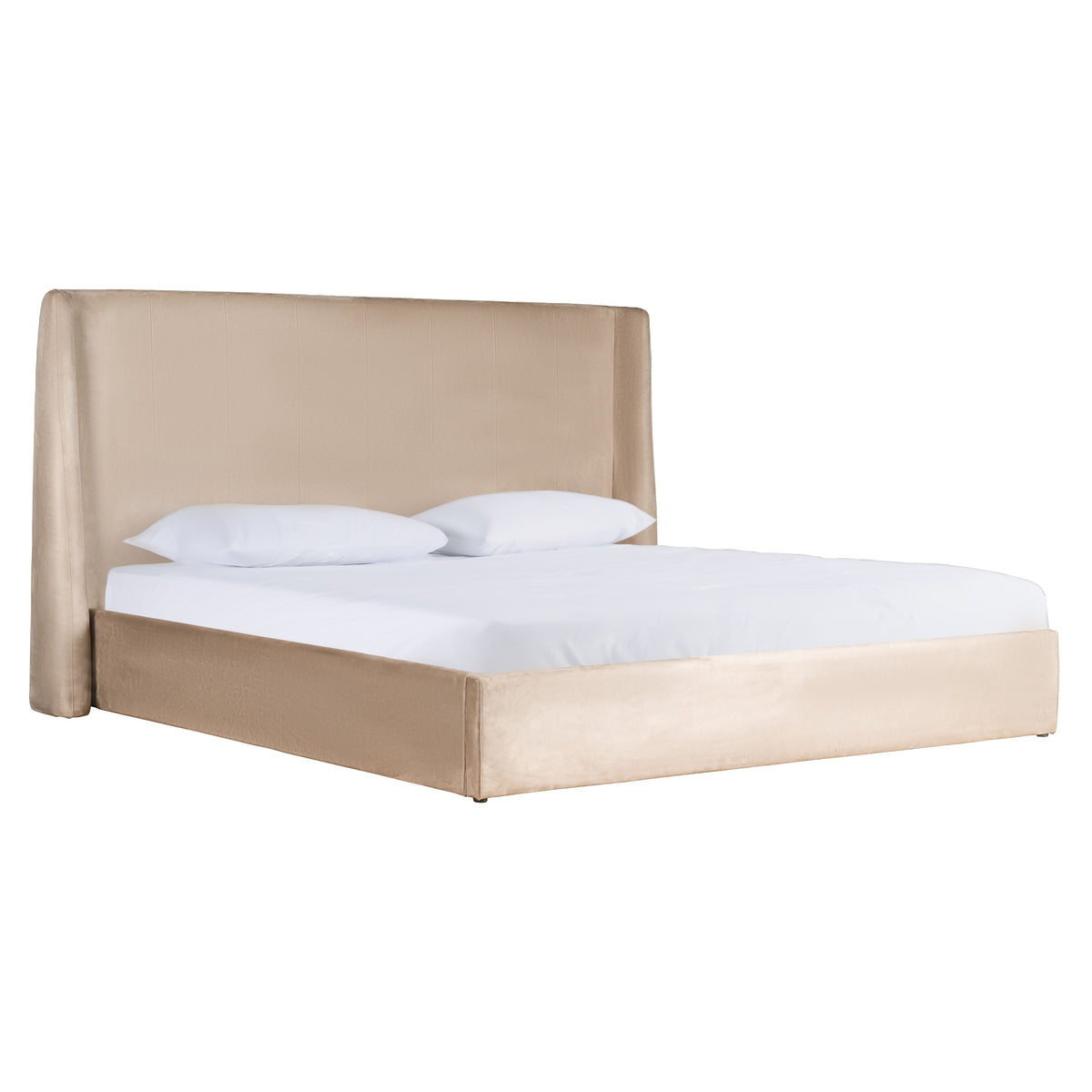 Roma - Modern Taupe Microfiber Upholstered Bed by VIG Furniture - View 8