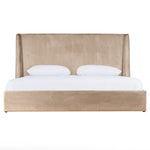 Roma - Modern Taupe Microfiber Upholstered Bed by VIG Furniture - View 4