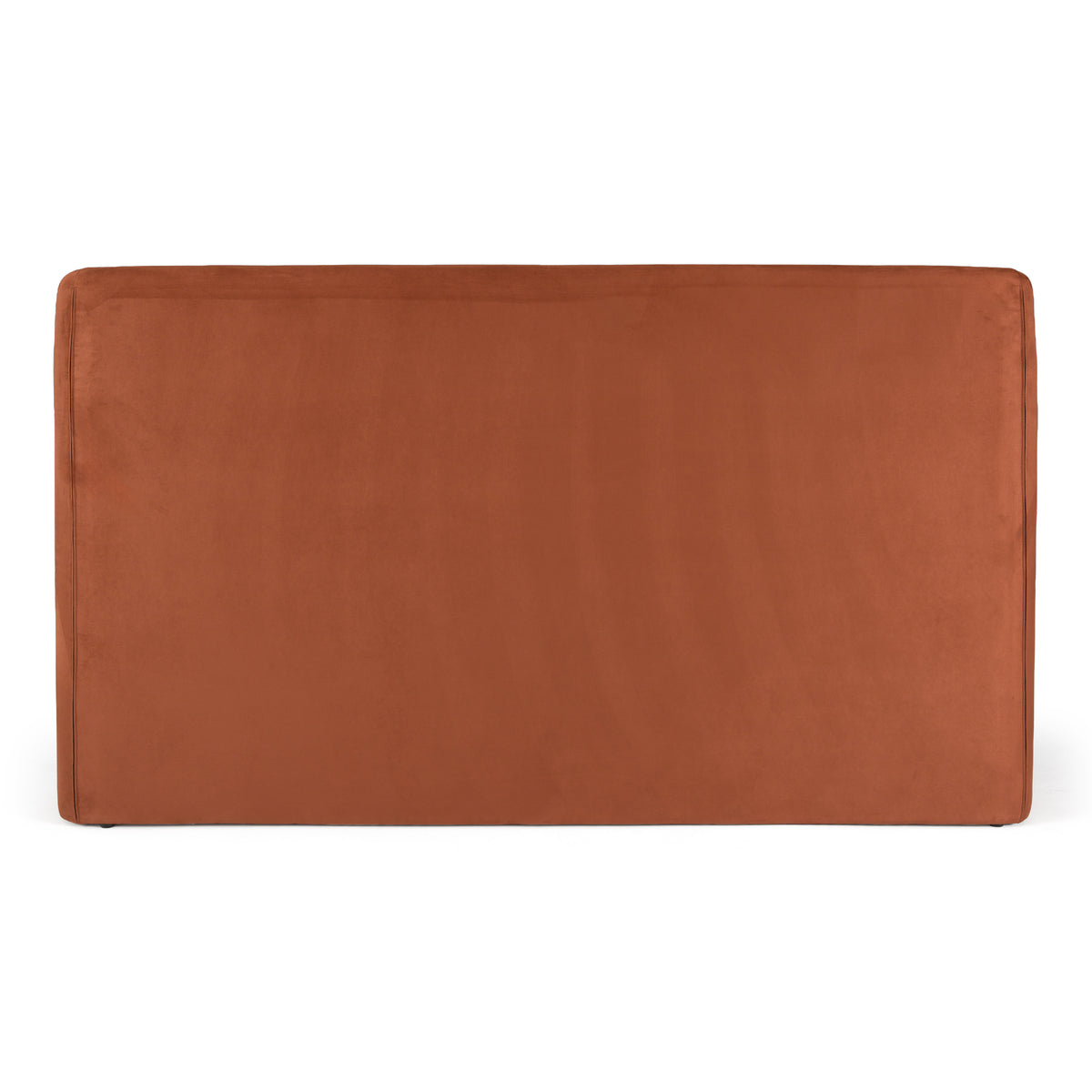 Roma - Modern Burnt Orange Microfiber Upholstered Bed by VIG Furniture - View 6