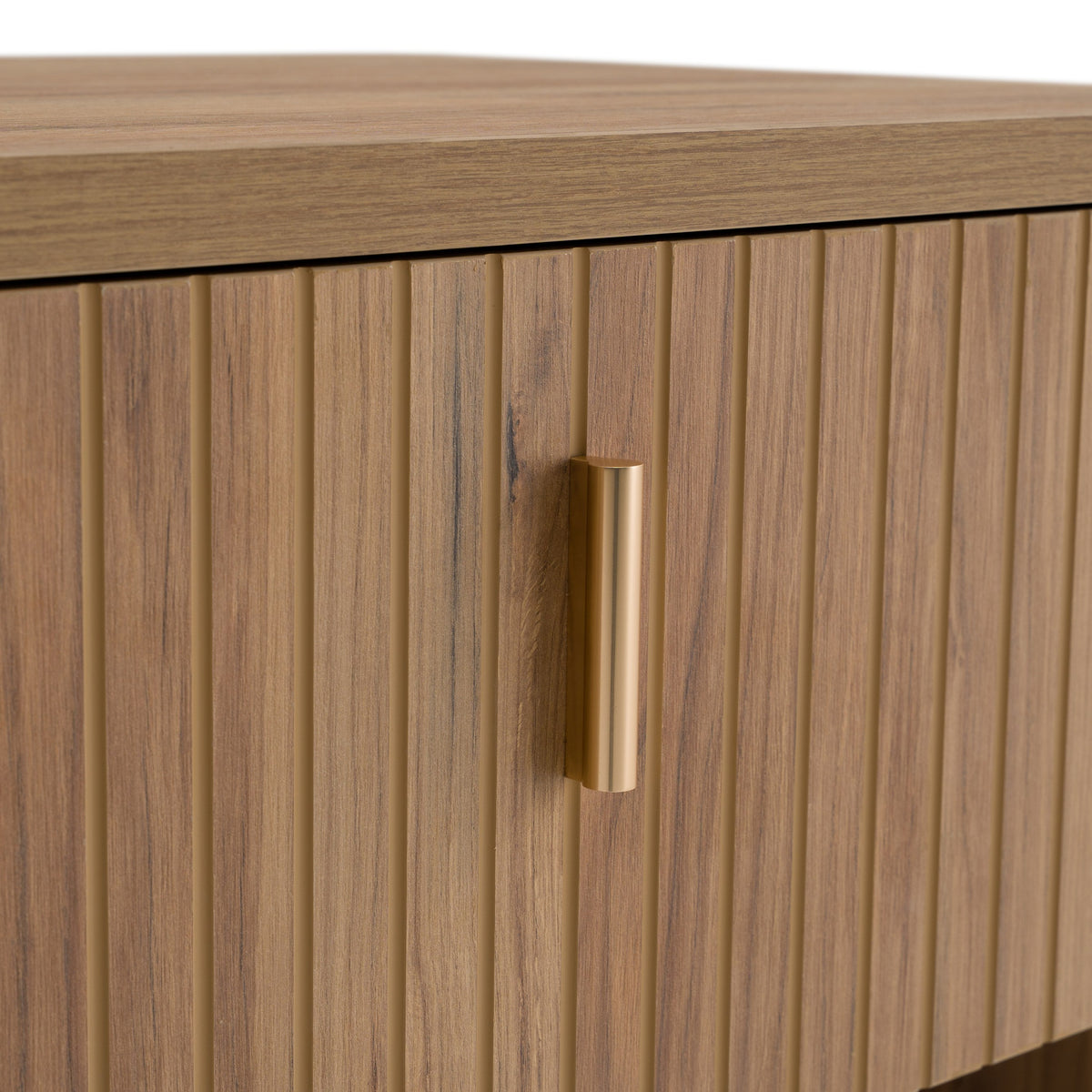 Roma - Modern Oak + Gold Nightstand by VIG Furniture - View 7