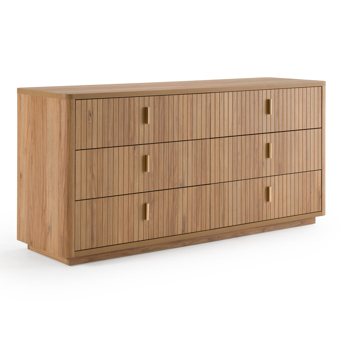 Roma - Modern Oak + Gold Dresser by VIG Furniture - View 2