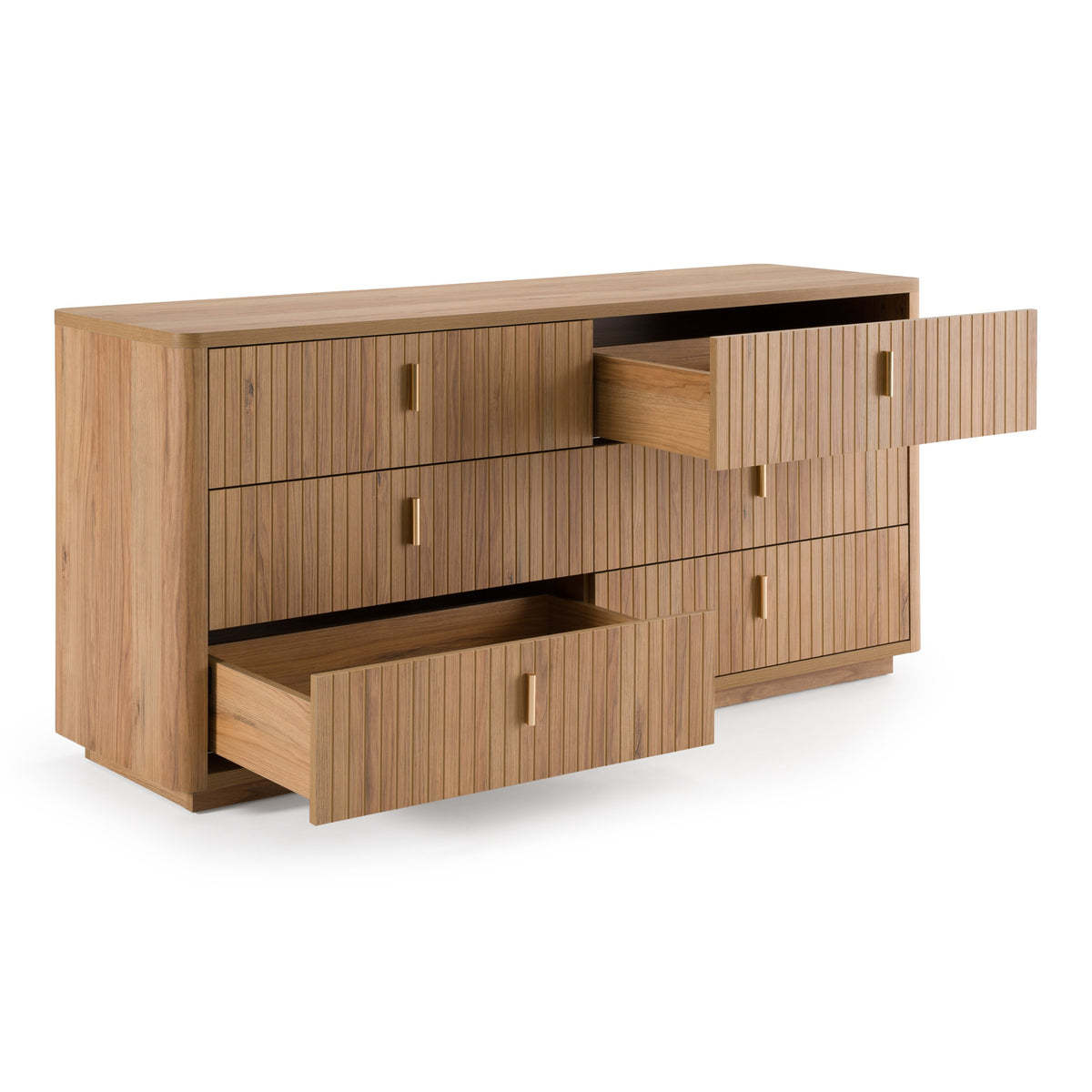 Roma - Modern Oak + Gold Dresser by VIG Furniture - View 5