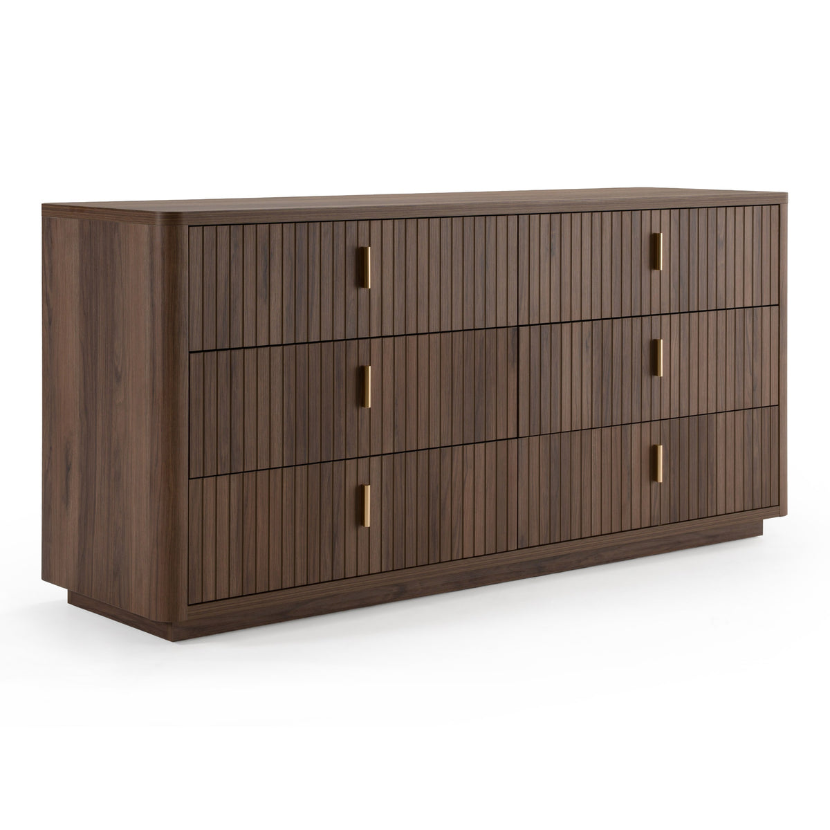 Roma - Modern Walnut + Gold Dresser by VIG Furniture - View 2