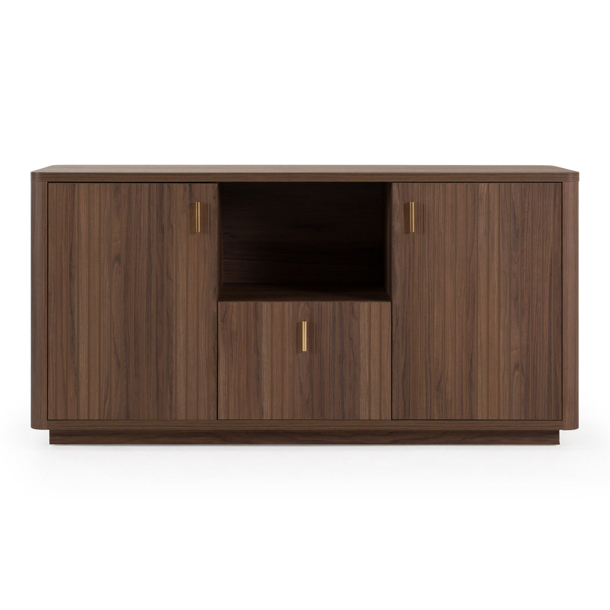 Roma - Modern Walnut + Gold File Cabinet by VIG Furniture - View 1