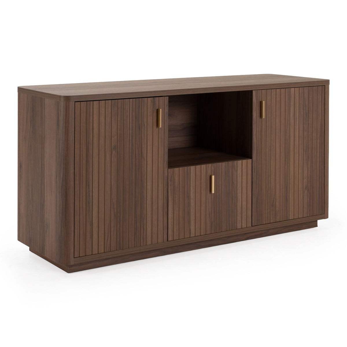 Roma - Modern Walnut + Gold File Cabinet by VIG Furniture - View 2
