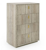 Roma - Modern Faux Travertine + Gold Chest by VIG Furniture - View 4