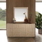 Queen - Daystar + Roma - Modern Beige Velvet + Travertine + Gold Bedroom Set by VIG Furniture - View 2