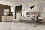 Roma - Modern Taupe Microfiber Upholstered Bed by VIG Furniture - View 11