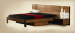 Rondo Mid-Century Platform Bed w/ Nightstands Storage And Lights by VIG Furniture - View 3
