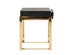 Rothsay - Modern Wenge + Gold Nightstand by VIG Furniture - View 3