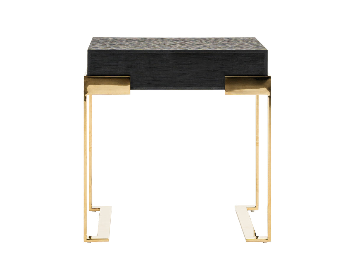 Rothsay - Modern Wenge + Gold Nightstand by VIG Furniture - View 4