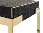 Rothsay - Modern Wenge + Gold Nightstand by VIG Furniture - View 7