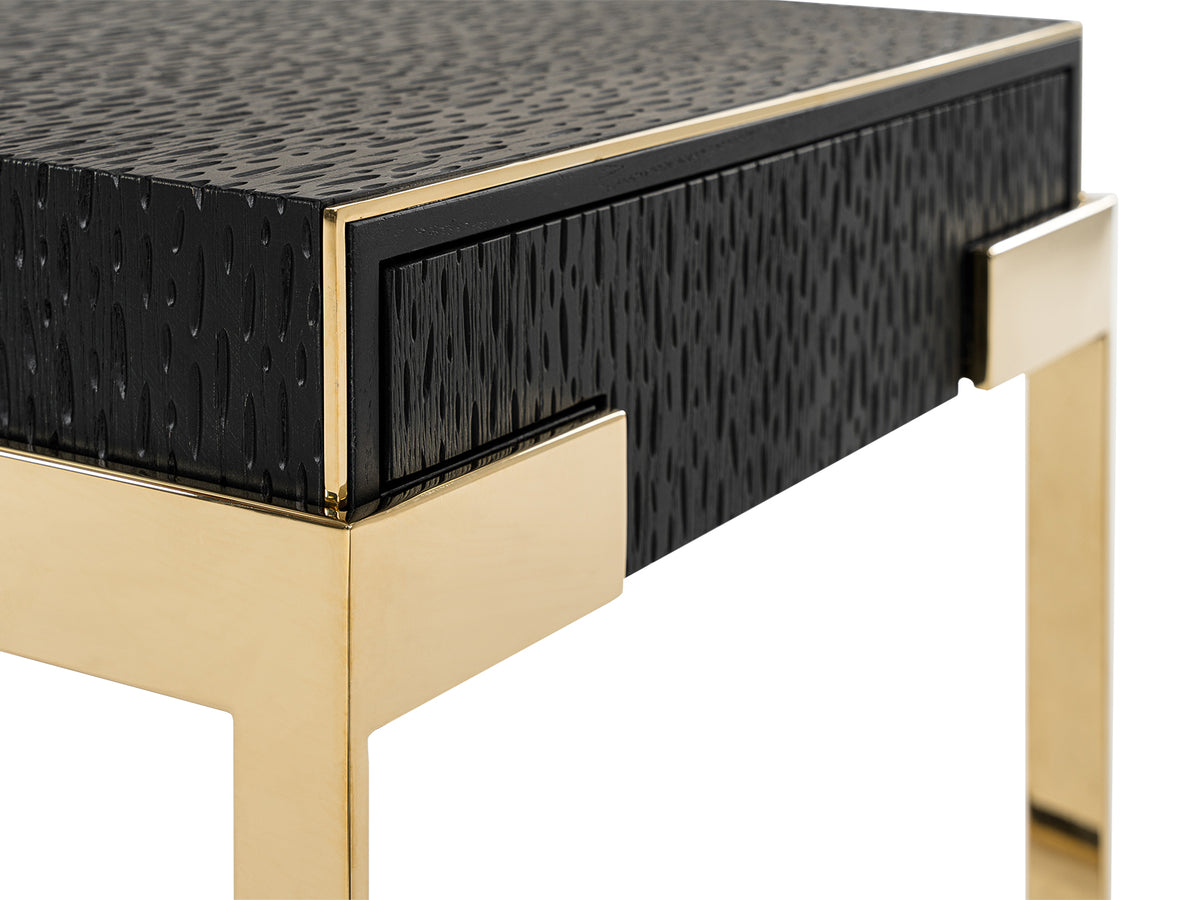 Rothsay - Modern Wenge + Gold Nightstand by VIG Furniture - View 7