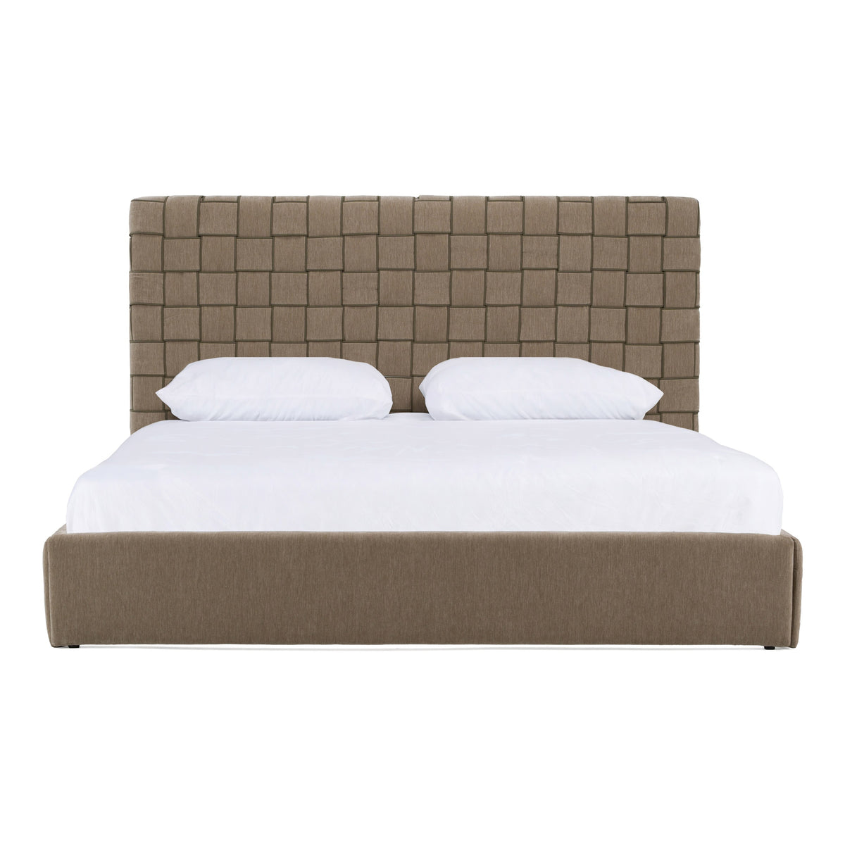 Rousey - Modern Taupe Fabric Bed by VIG Furniture - View 1