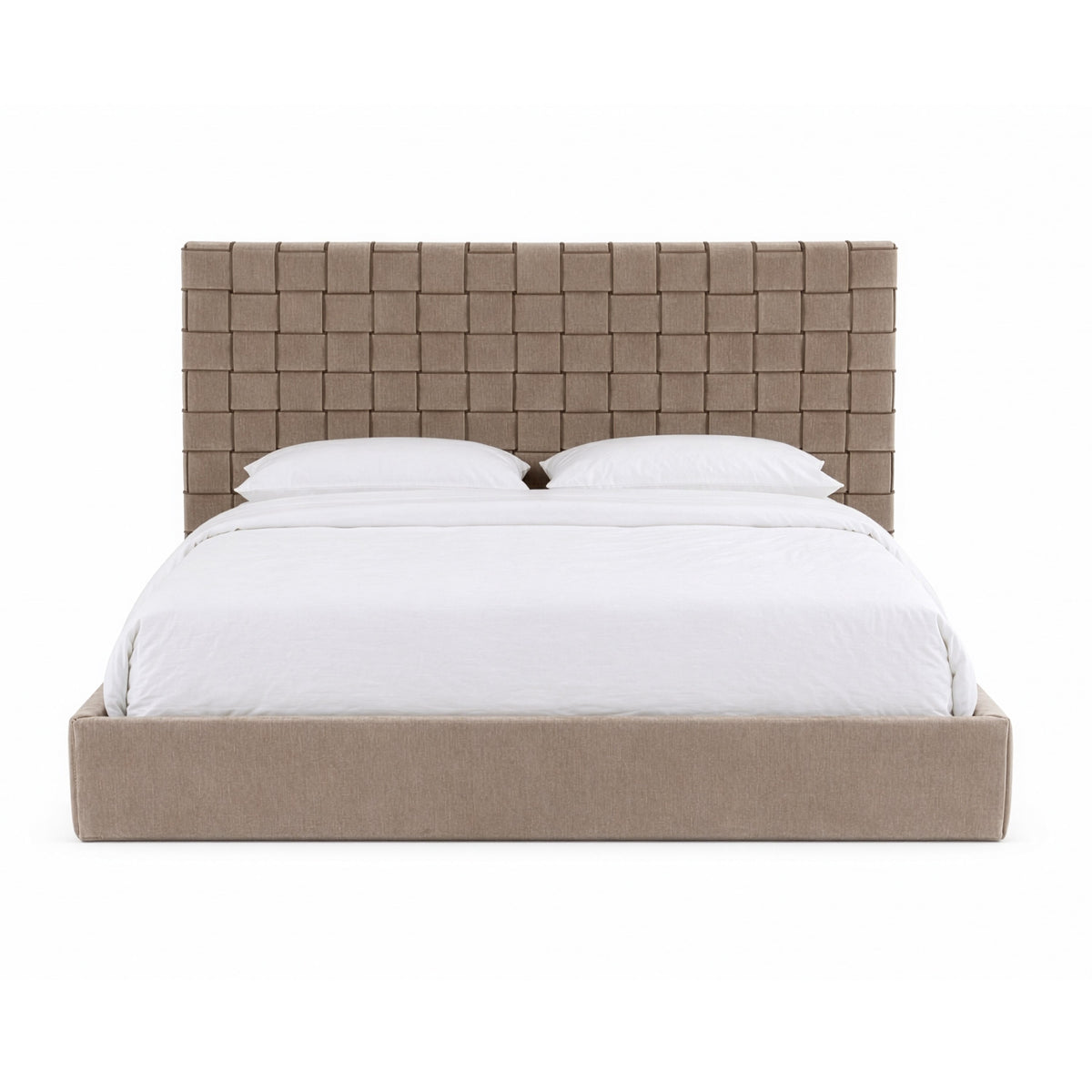 Rousey - Modern Taupe Fabric Bed by VIG Furniture - View 6