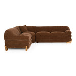 Crockett - Modern Brown Fabric Sectional Sofa by VIG Furniture - View 2