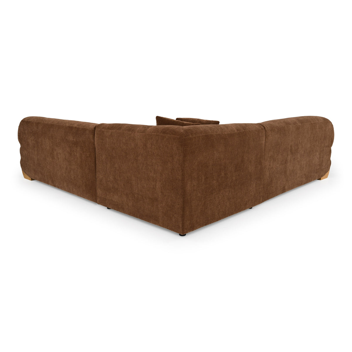 Crockett - Modern Brown Fabric Sectional Sofa by VIG Furniture - View 4