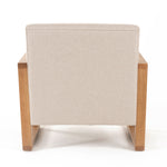 Sada - Mid-Century Modern Beige Linen + Chestnut Accent Chair by VIG Furniture - View 5