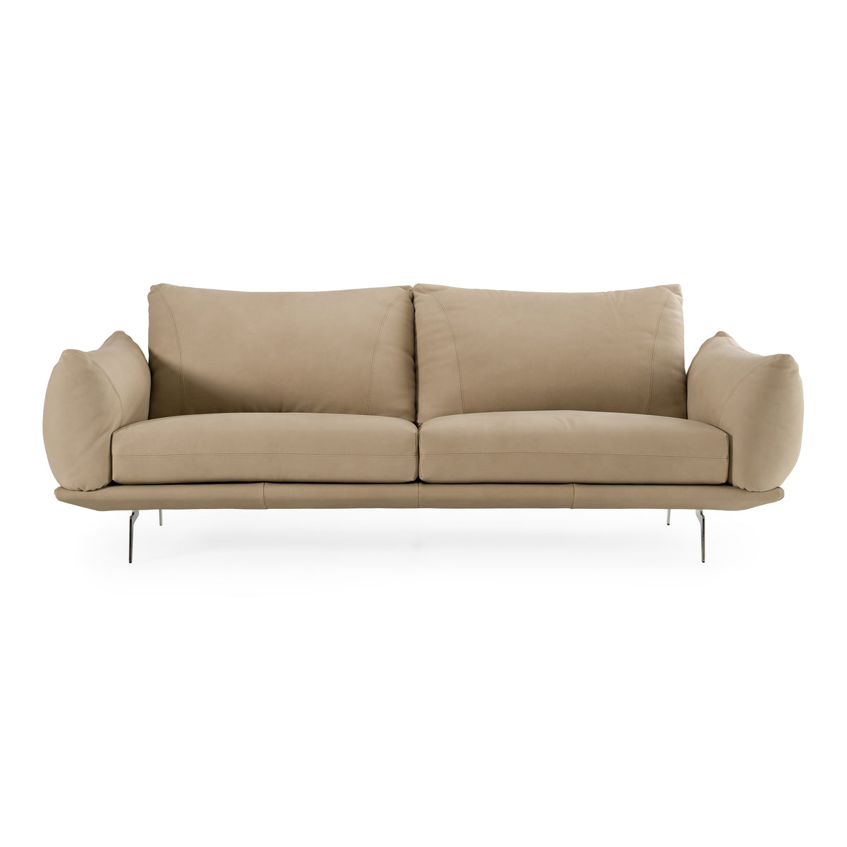 Saint Tropez - Modern Italian Beige Leather Sofa by VIG Furniture - View 1