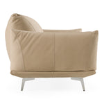 Saint Tropez - Modern Italian Beige Leather Sofa by VIG Furniture - View 3