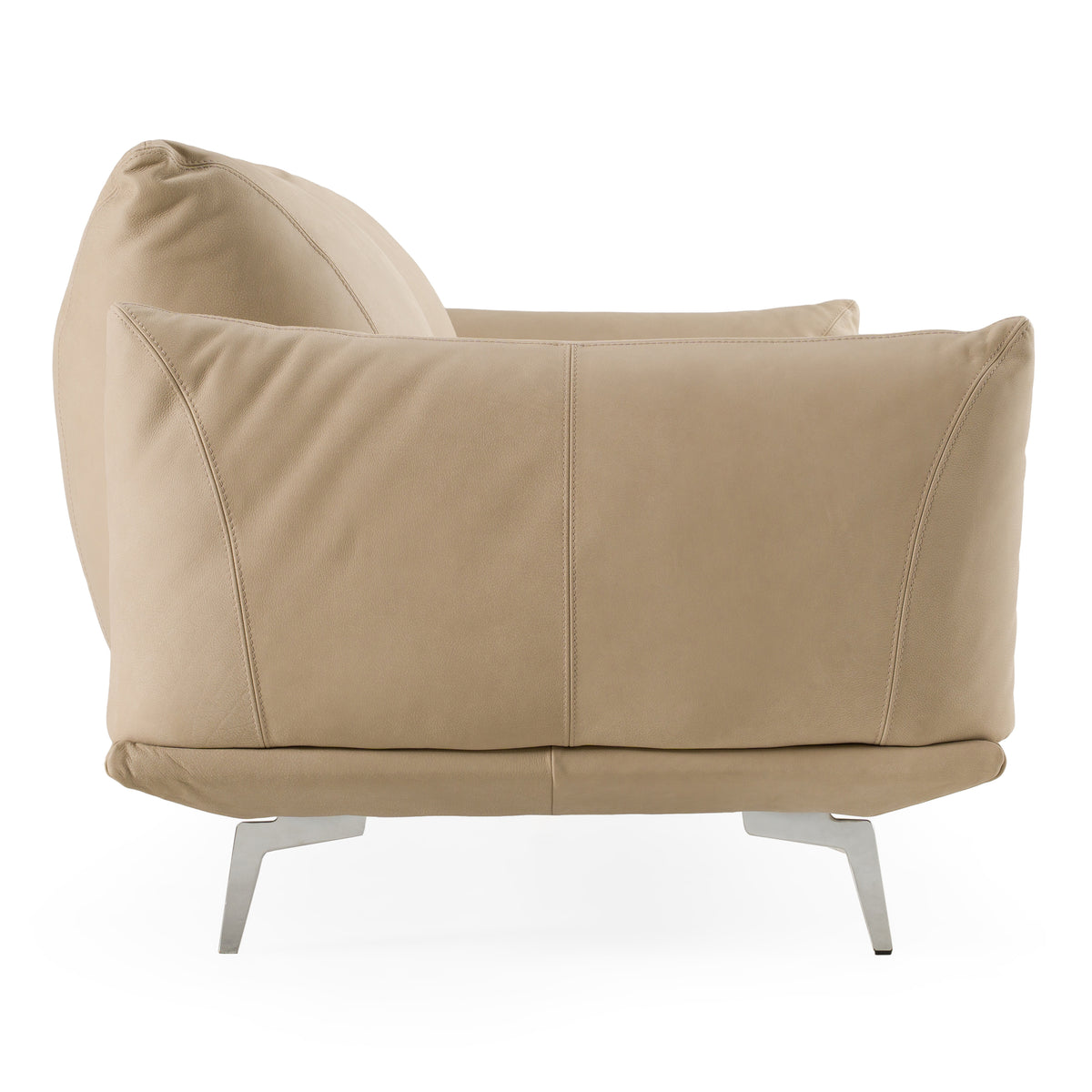 Saint Tropez - Modern Italian Beige Leather Sofa by VIG Furniture - View 3