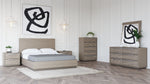 Eastern King Samson - Contemporary Grey & Silver Bedroom Set by VIG Furniture - View 1