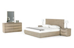 Queen Samson - Contemporary Grey & Silver Bedroom Set by VIG Furniture - View 3