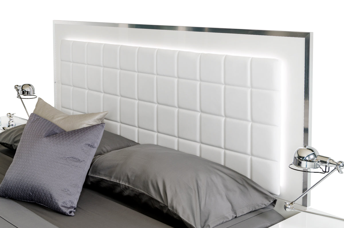 San Marino Modern White Bed by VIG Furniture - View 6