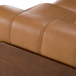 Sandstone - Modern Brown Leather Sofa w/ 2 Electric Recliners by VIG Furniture - View 2