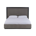 Santa Barbara - Modern Grey Fabric + Grey Wash Bed by VIG Furniture - View 4