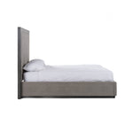 Santa Barbara - Modern Grey Fabric + Grey Wash Bed by VIG Furniture - View 7