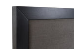 Eastern King Santa Barbara + Santa Monica - Modern Grey Fabric + Grey Wash Bedroom Set