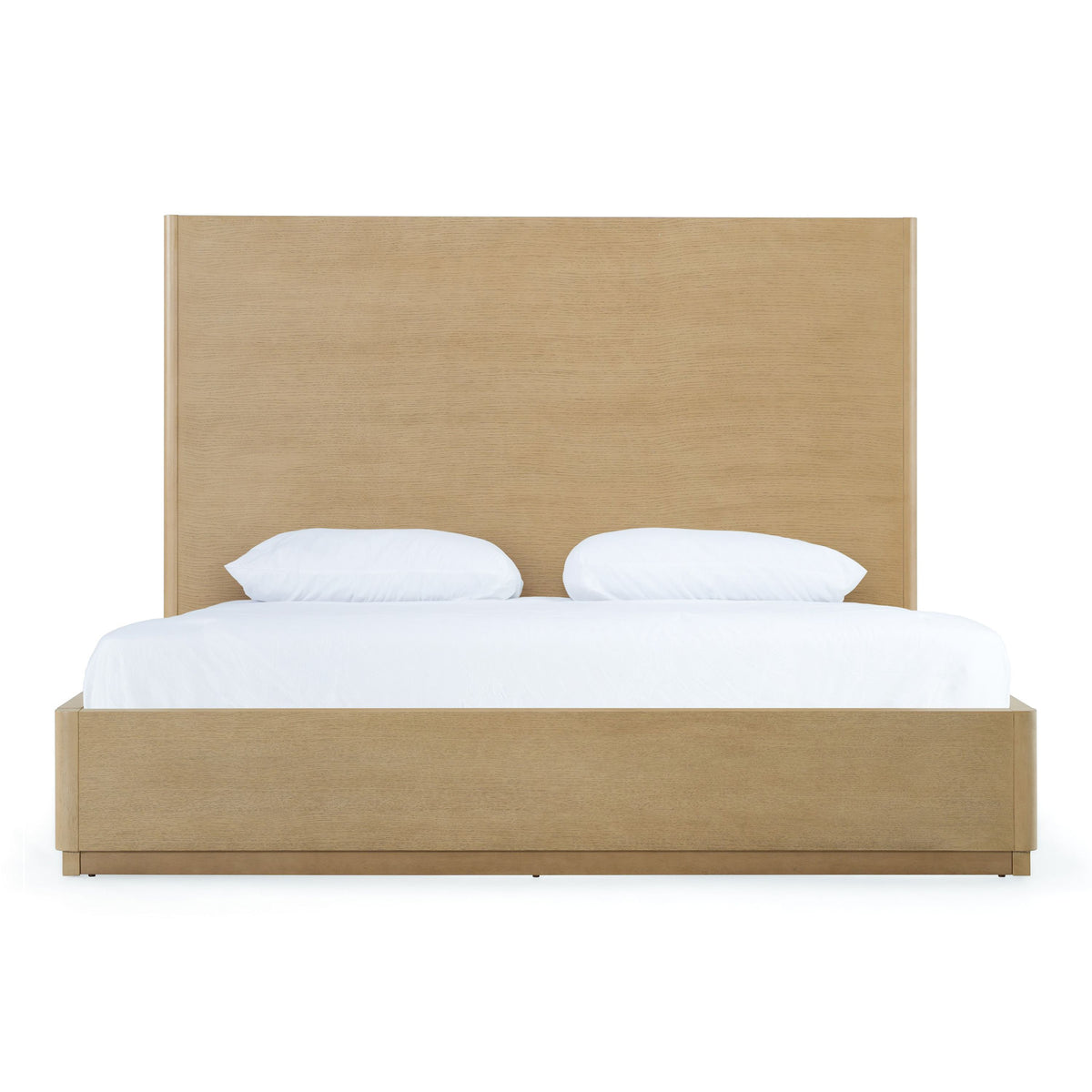 Queen Santa Monica - Modern Natual Oak Bed