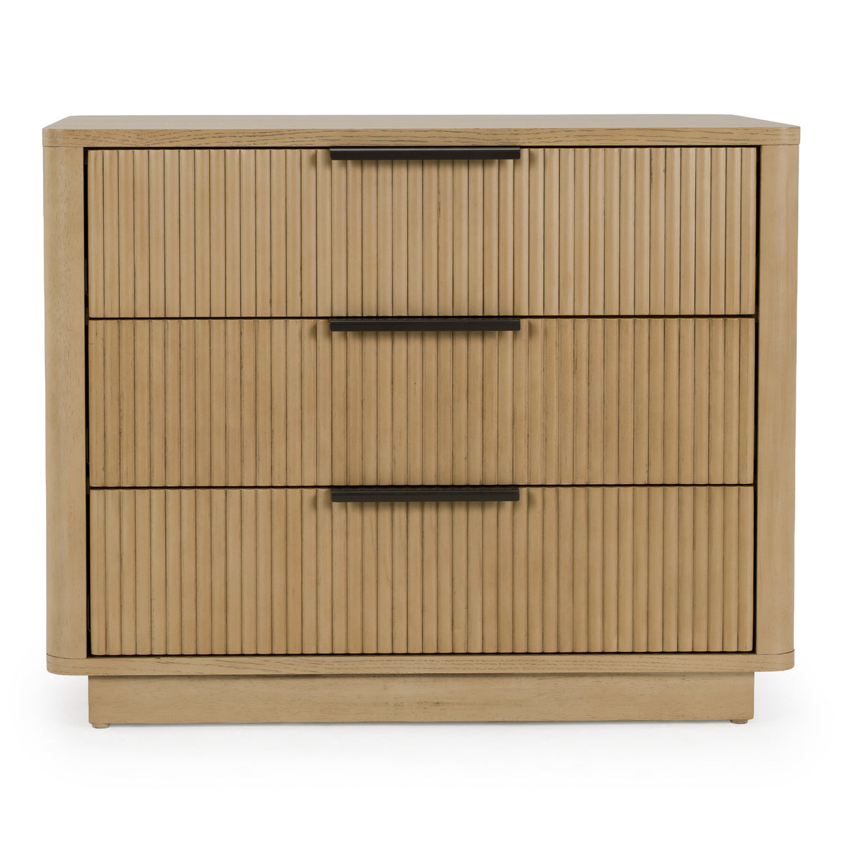 Santa Monica - Modern Natural Oak 3 Drawer Nightstand by VIG Furniture - View 1
