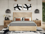 Queen Santa Monica - Modern Natural Oak Bedroom Set