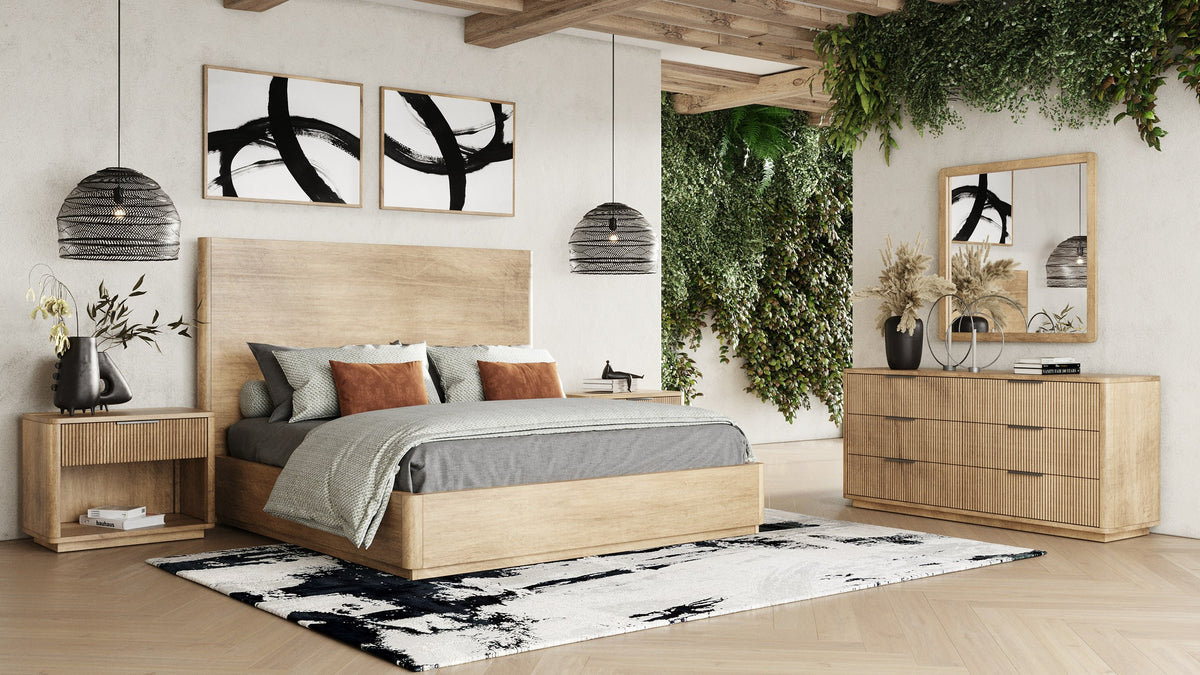Santa Monica - Modern Natural Oak Nightstand by VIG Furniture - View 3