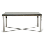 Santiago Modern Rectangular Wood Mosaic Dining Table by VIG Furniture - View 1