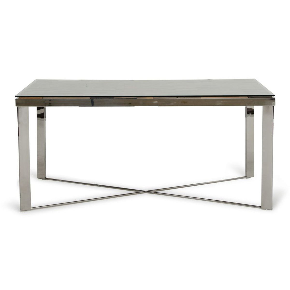 Santiago Modern Rectangular Wood Mosaic Dining Table by VIG Furniture - View 1