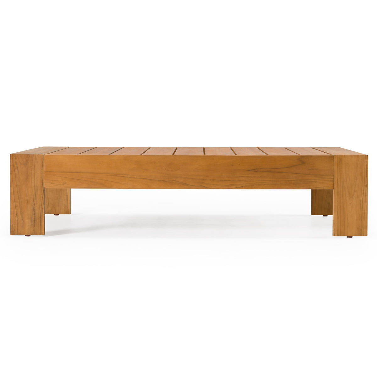Santorini - Outdoor Natural Teak Coffee Table by VIG Furniture - View 1