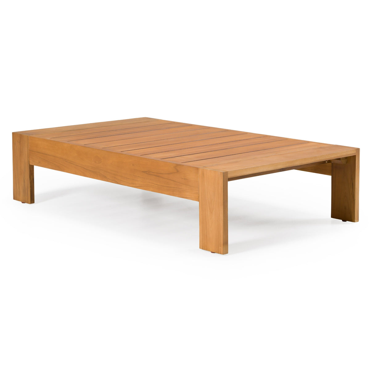 Santorini - Outdoor Natural Teak Coffee Table by VIG Furniture - View 3
