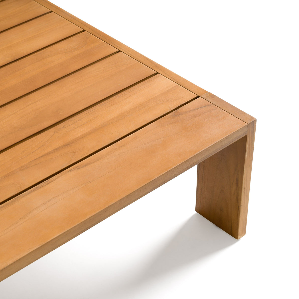 Santorini - Outdoor Natural Teak Coffee Table by VIG Furniture - View 5
