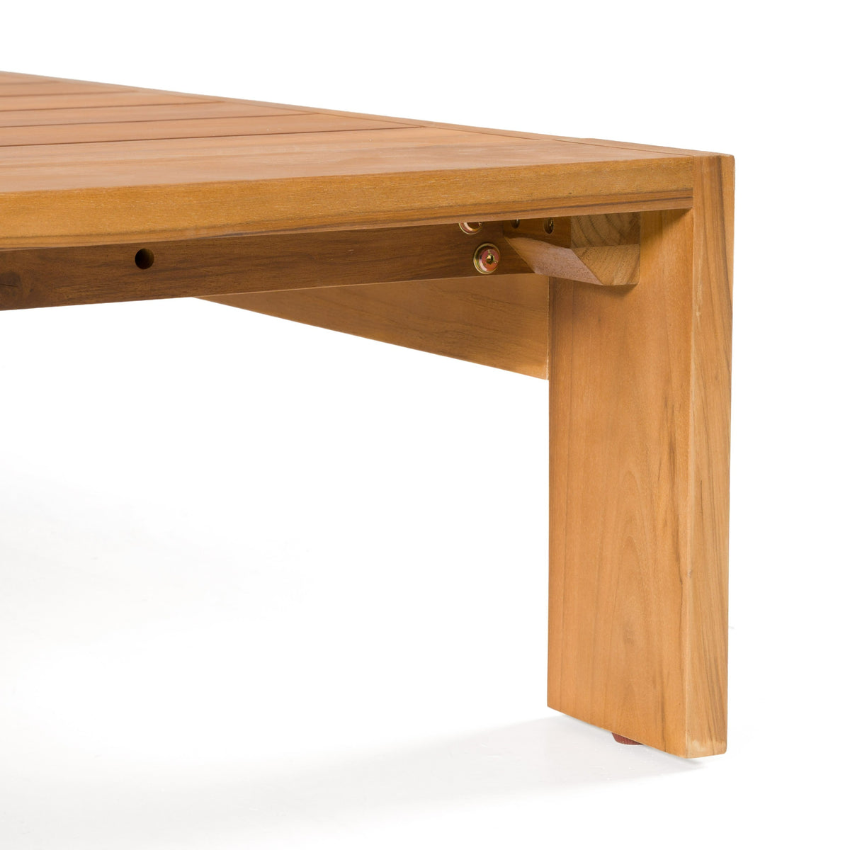 Santorini - Outdoor Natural Teak Coffee Table by VIG Furniture - View 6