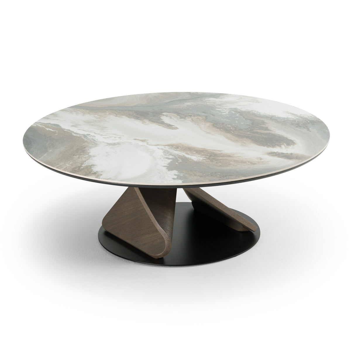 Schiff - Modern Marbled Ceramic Coffee Table Set by VIG Furniture - View 3