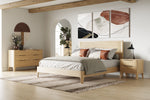 Seattle - Modern Natural Oak Bed by VIG Furniture - View 13