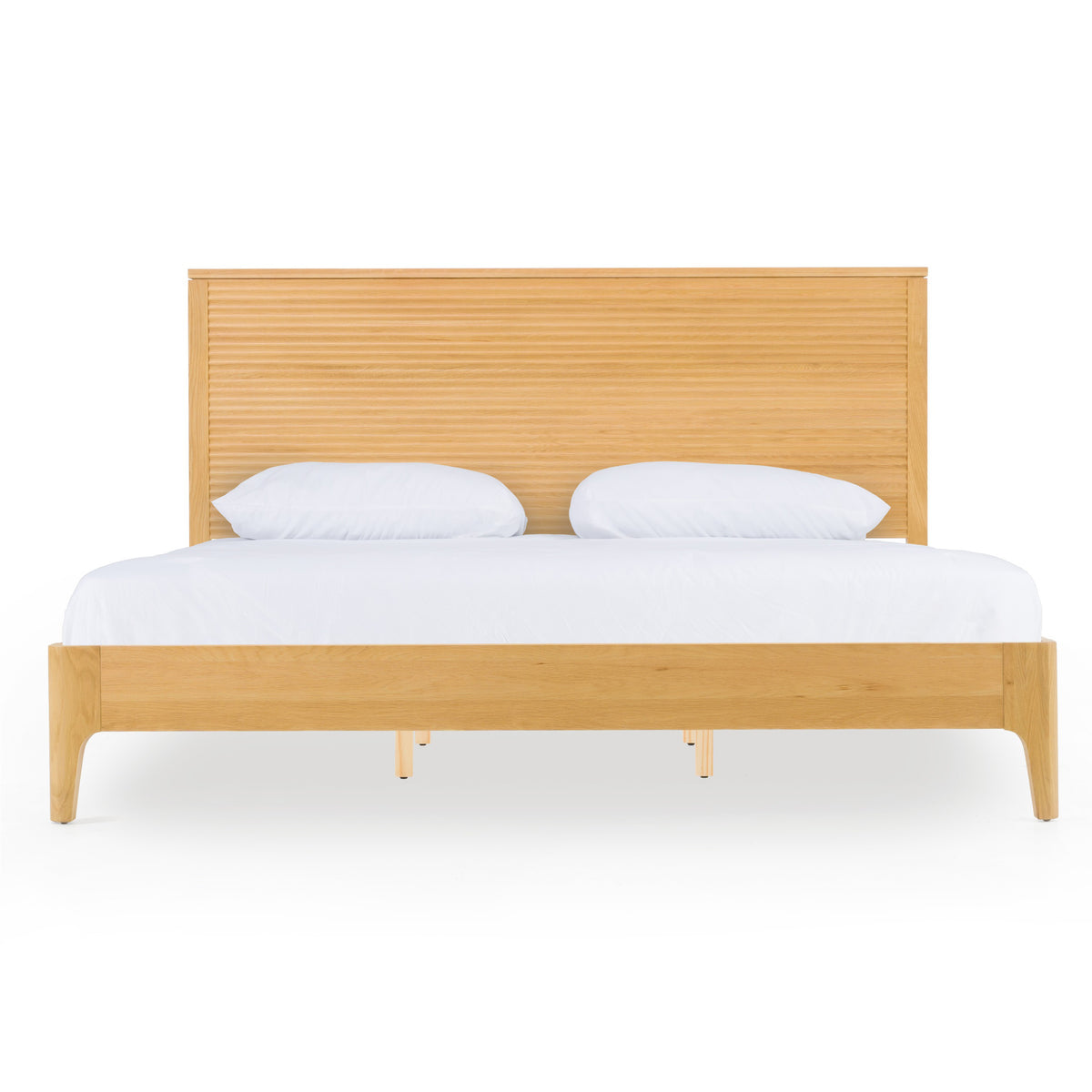 Seattle - Modern Natural Oak Bed by VIG Furniture - View 1