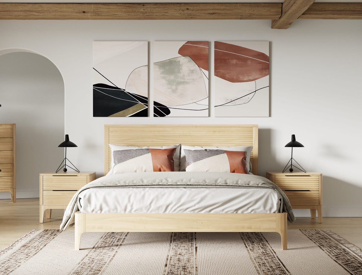 Seattle - Modern Natural Oak Bed by VIG Furniture - View 11