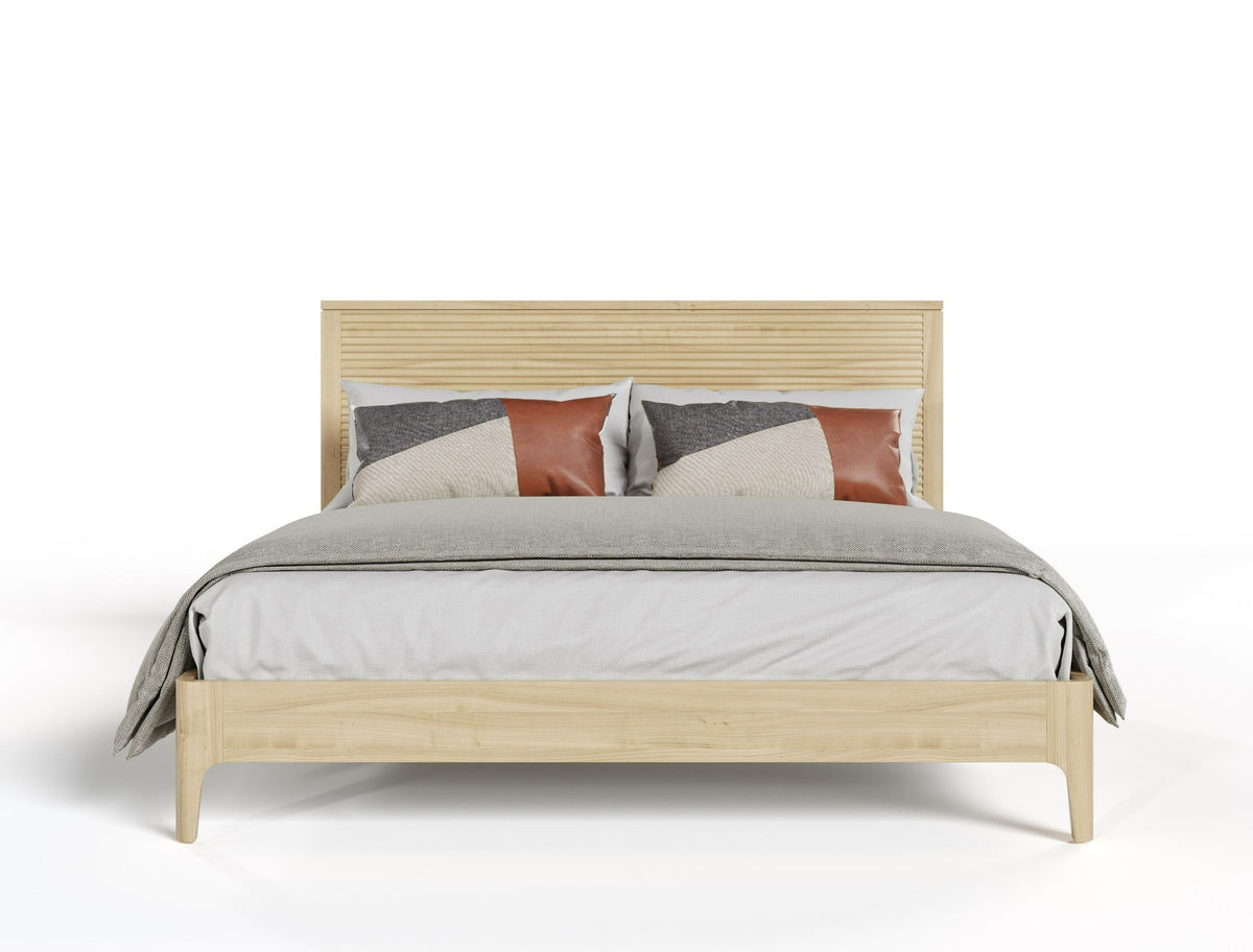 Queen Seattle - Modern Natural Oak Bedroom Set