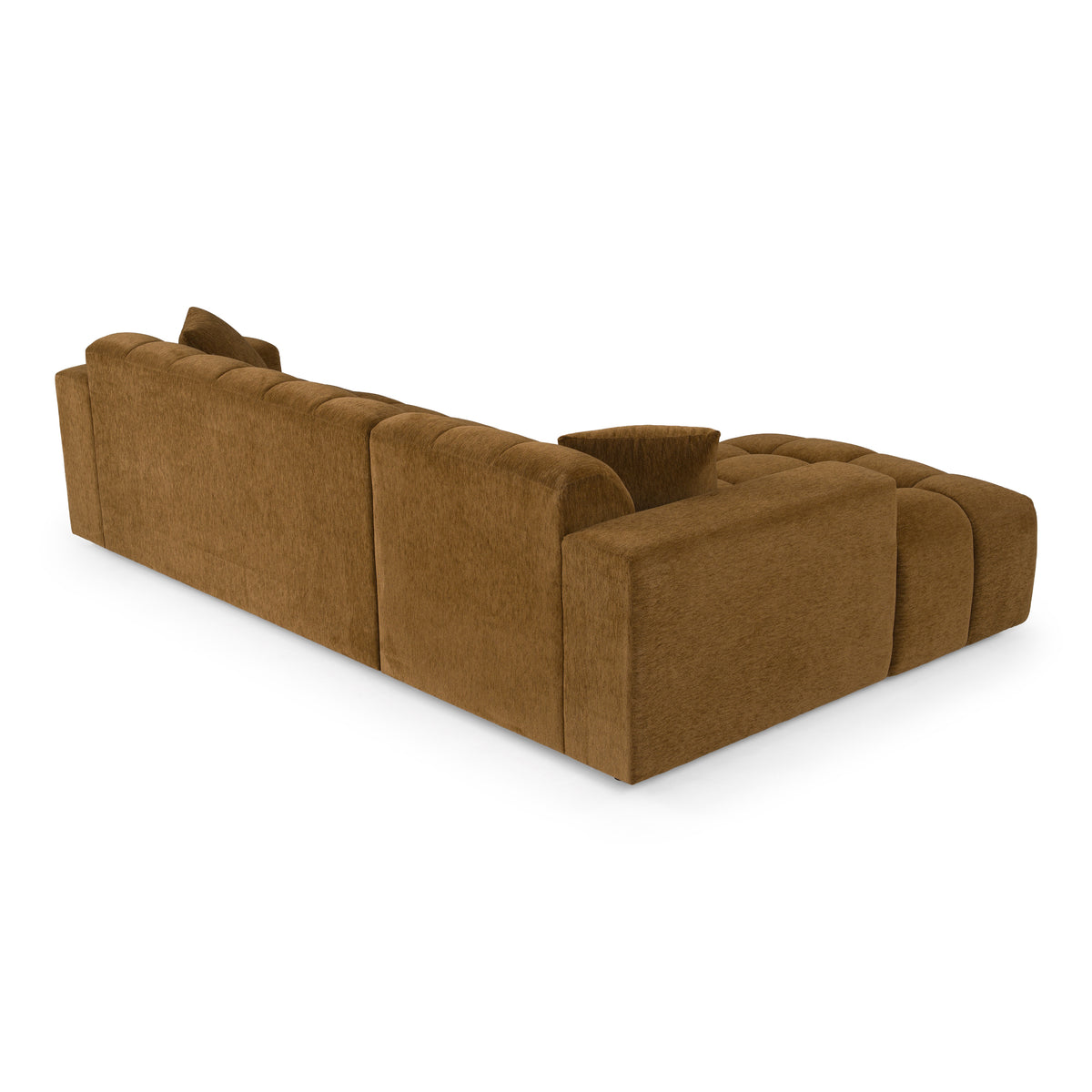 Shapiro - Modern Brown Fabric Sectional Sofa w/ Left Facing Chaise by VIG Furniture - View 6