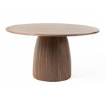 Sheridan - Mid-Century Modern Walnut Round Dining Table by VIG Furniture - View 1